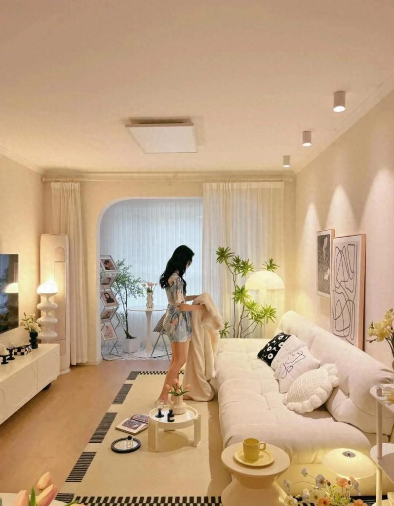 căn hộ 76m2 sạch bong kin kít